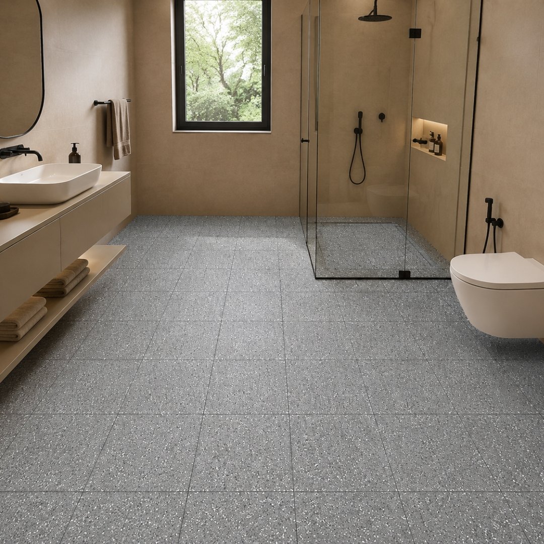 AL 11714 Plain and texture Bathroom Tiles - My Home Studio